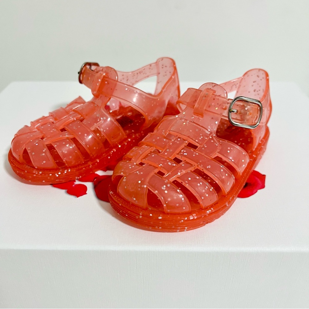 GAP baby Pink Jelly Sandals Fisherman Style